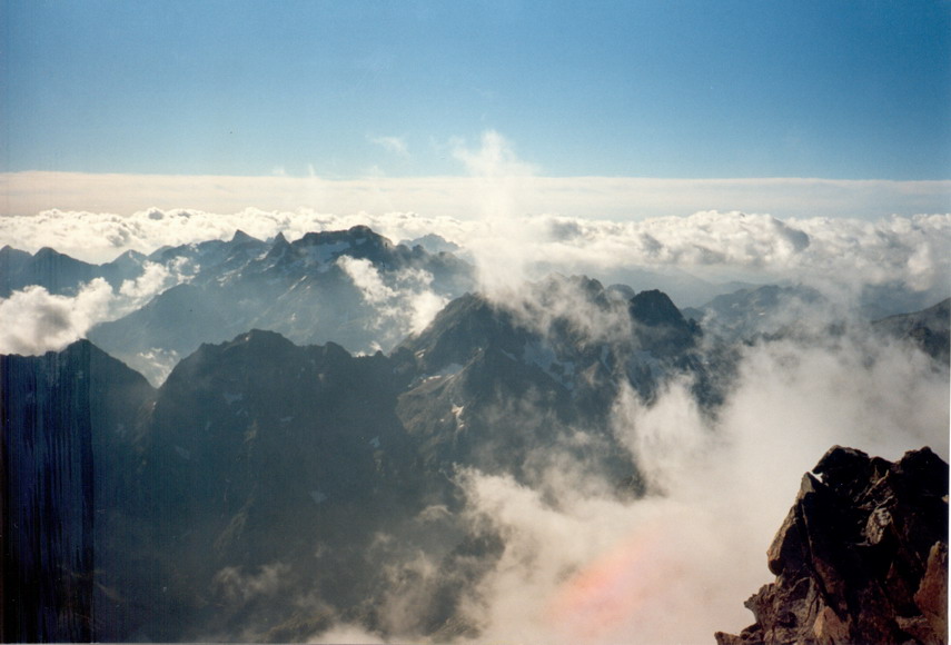 "Foto aerea" dalla cima nord dell'Argentera