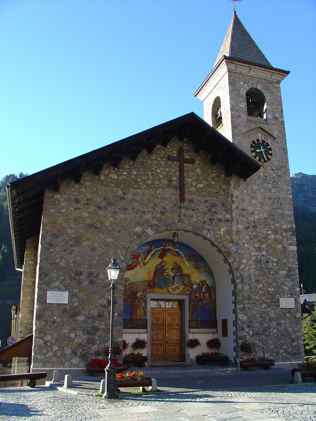 La chiesa di Clavière