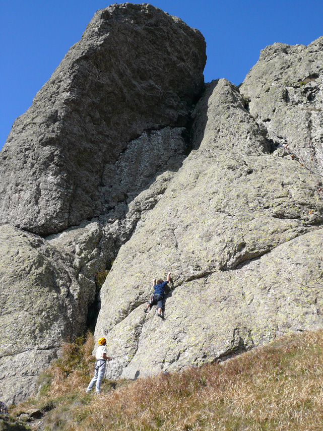 Giochi di arrampicata sulle rocce del Maggiorasca