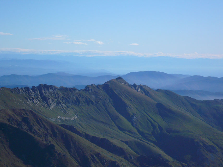 Ancora una bella immagine dell'Antoroto, ultima (o prima) vera cima alpina