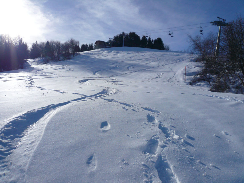 Un'ultima immagine della pista che nel lontano 1981 ospitò i Campionati Italiani Assoluti di sci alpino. Altri tempi!